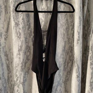 Black Festival Bodysuit